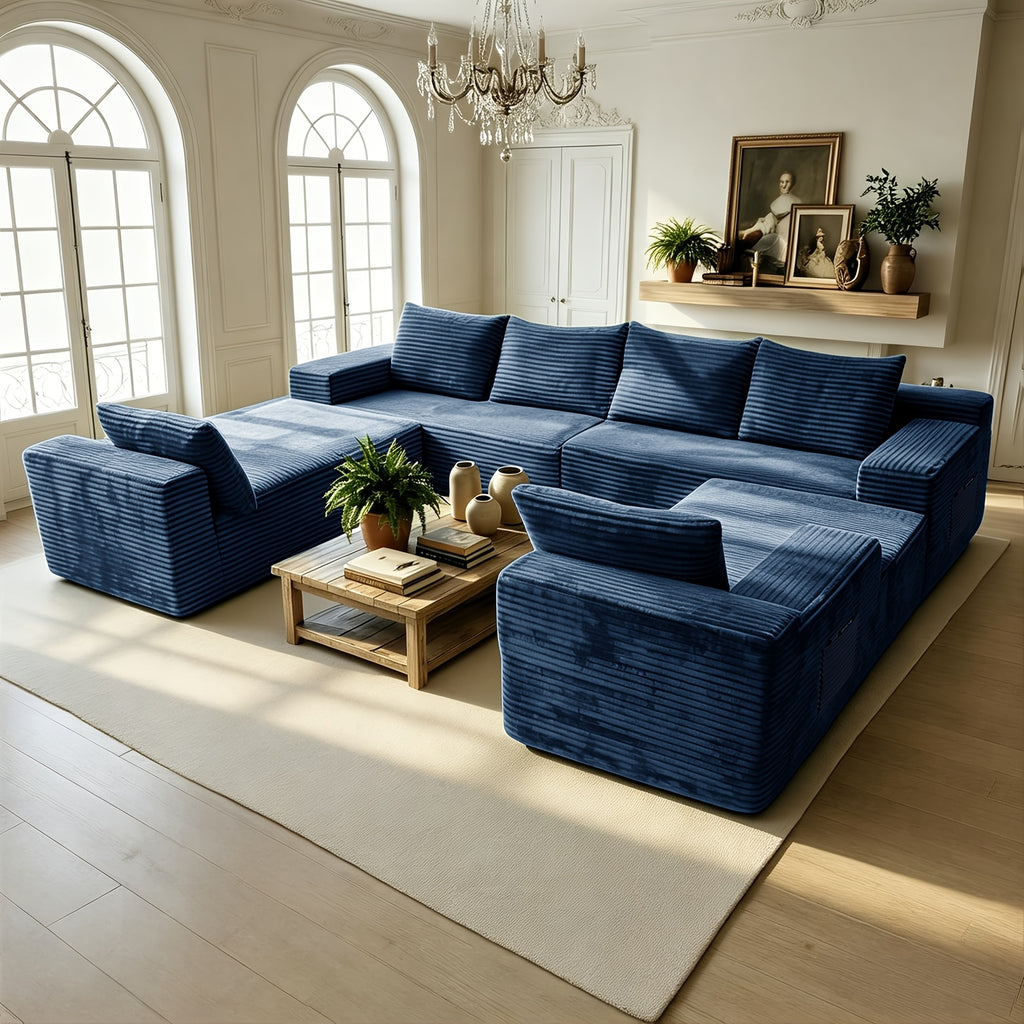 121 2 u shaped sectional couches living   seater - Temu