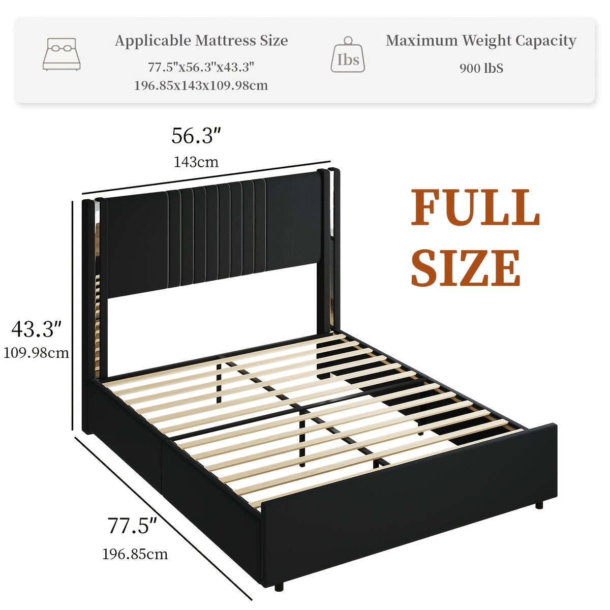 full queen king bed size frame velvet upholstered - Temu
