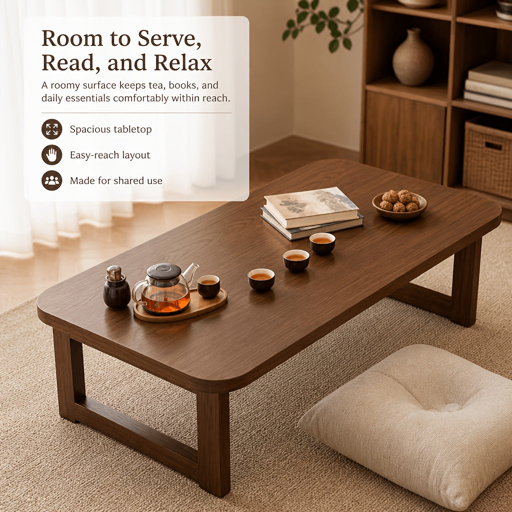 rounded corner reinforced small tea table multifunctional - Temu