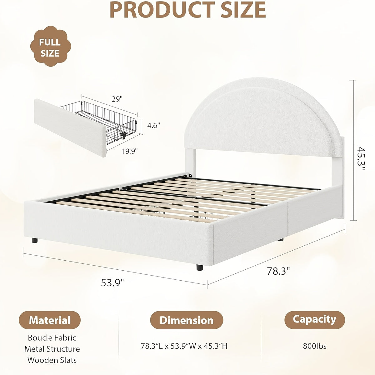 2026 lamb fleece comfortable semi circular low profile bed 2 - Temu