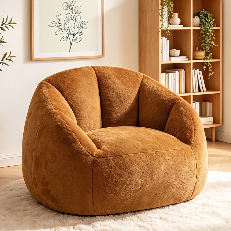 47 2 large shell style corduroy bean bag lounge chair   - Temu