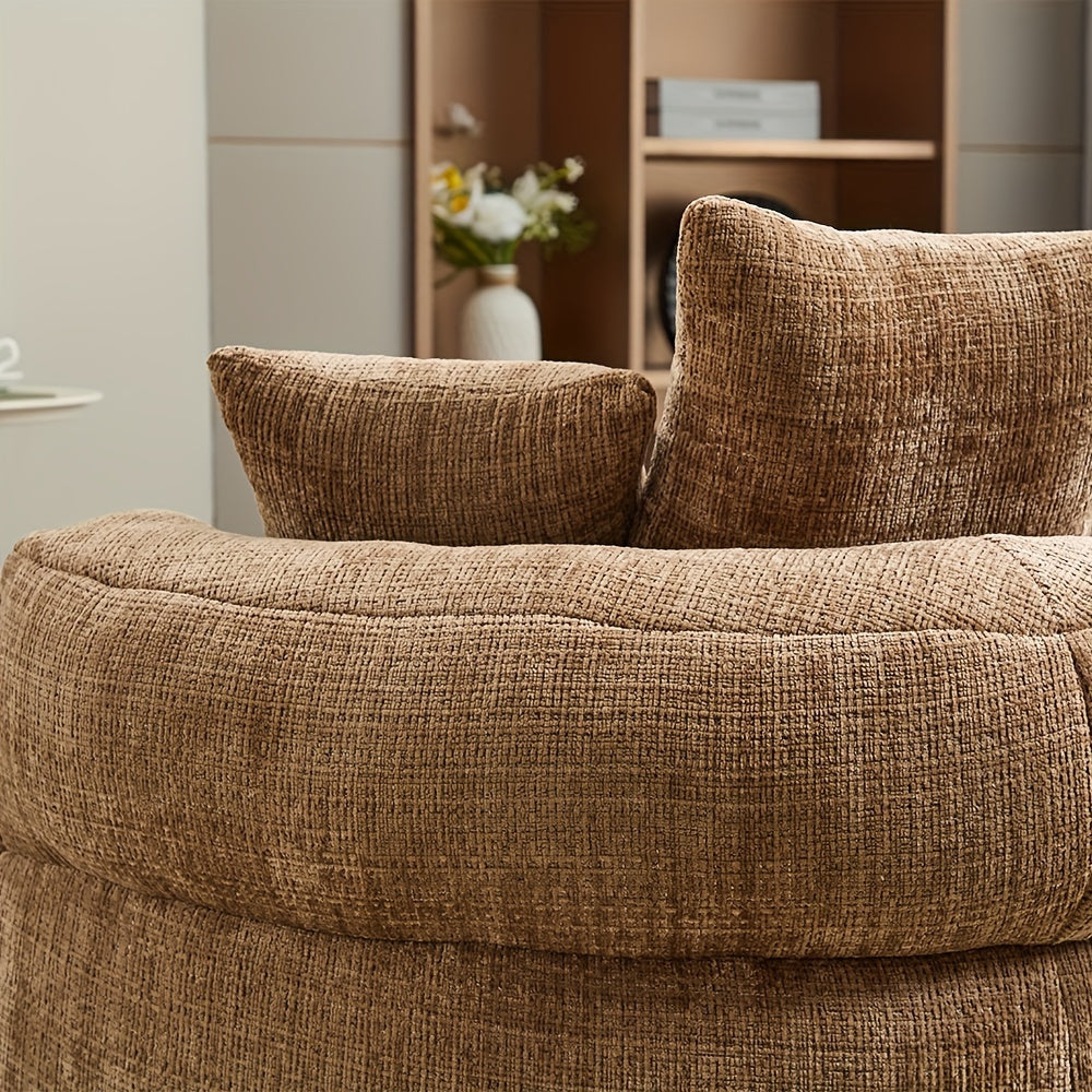 oversized 41 high back bean bag chair plush floor lounger - Temu