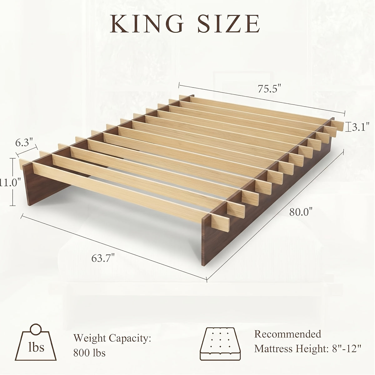bed frame without headboard   century   - Temu
