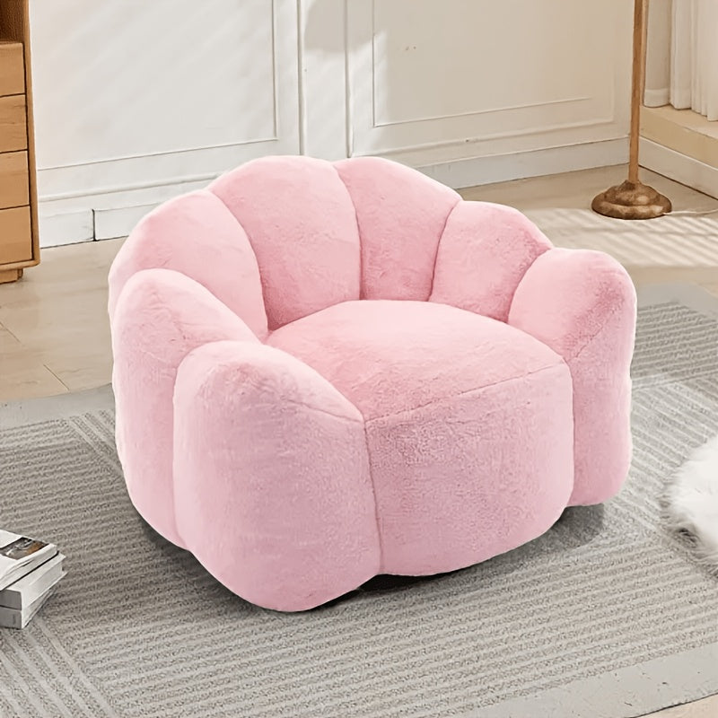 chair floral shaped bean bag single sofa ultra soft - Temu