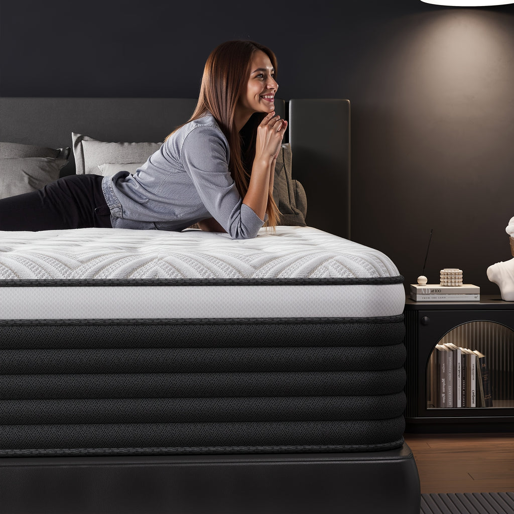 12 14 inch twin full queue king size mattress memory foam - Temu