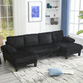 114 u shaped double chaise sofa oversized 4 seat couch deep - Temu