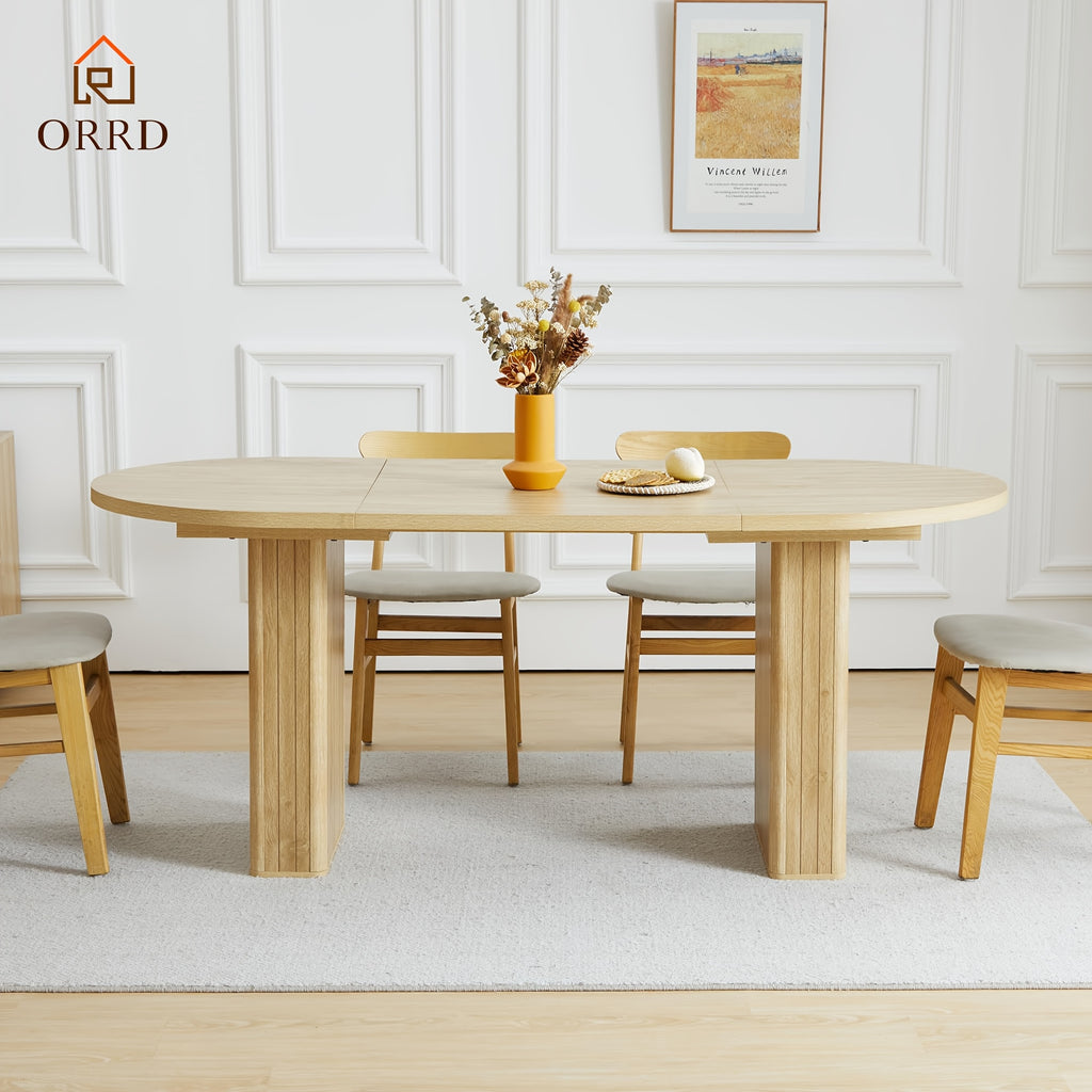 oval dining table suitable 4 6 people - Temu