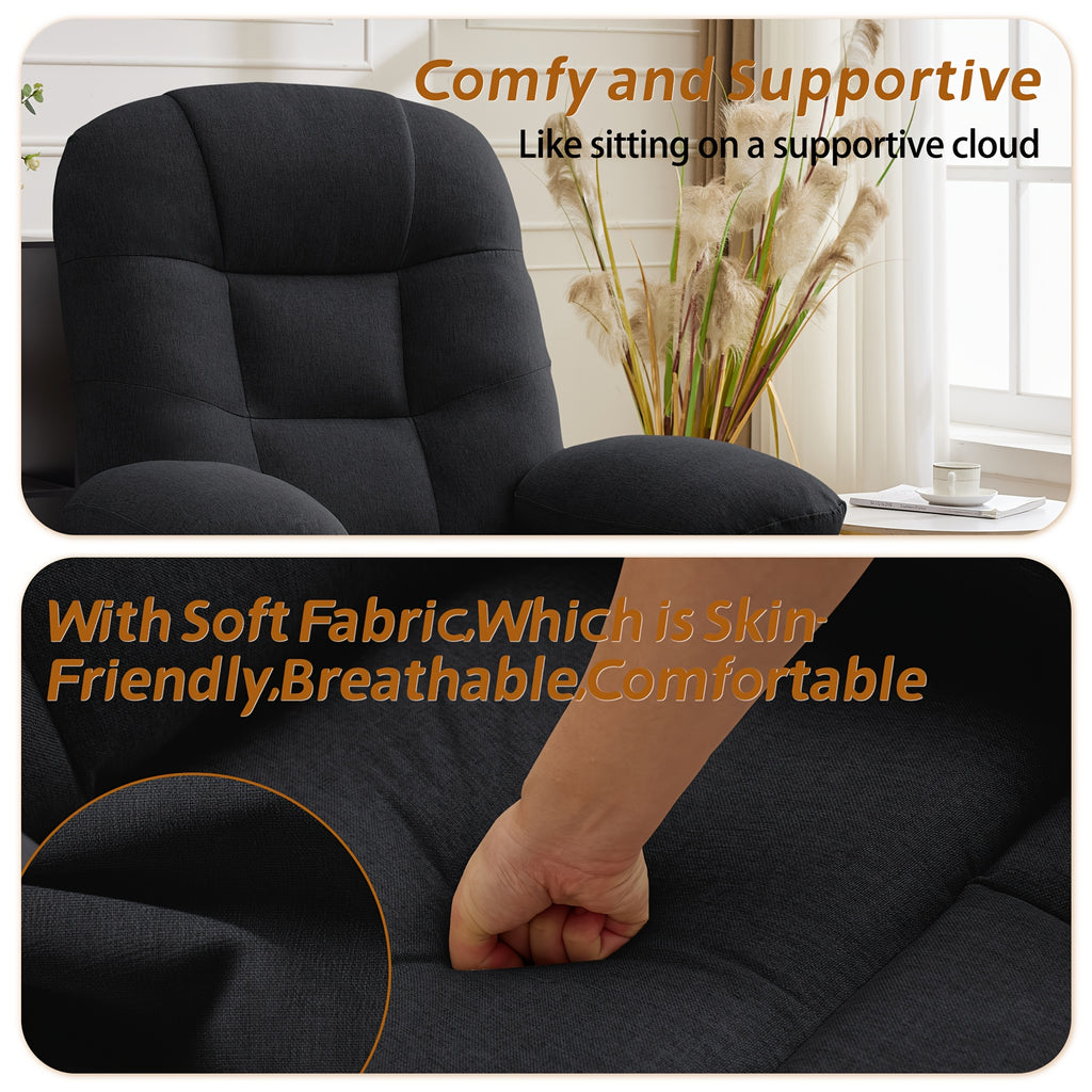 apartment single chair   360 rotating rocking chair - Temu