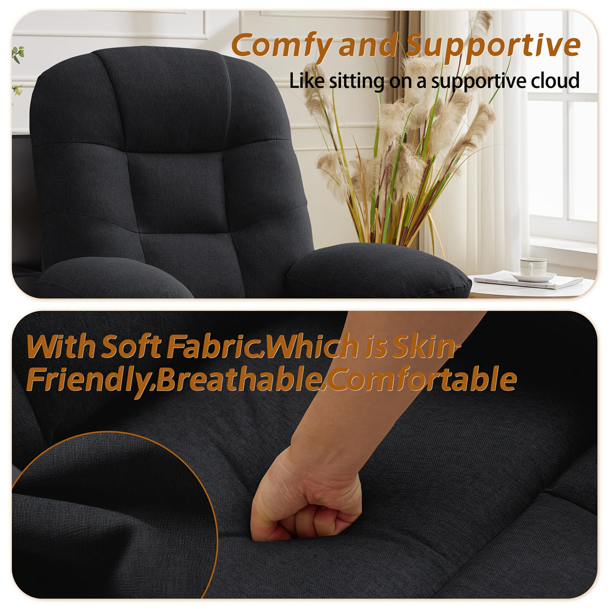 apartment single chair   360 rotating rocking chair - Temu