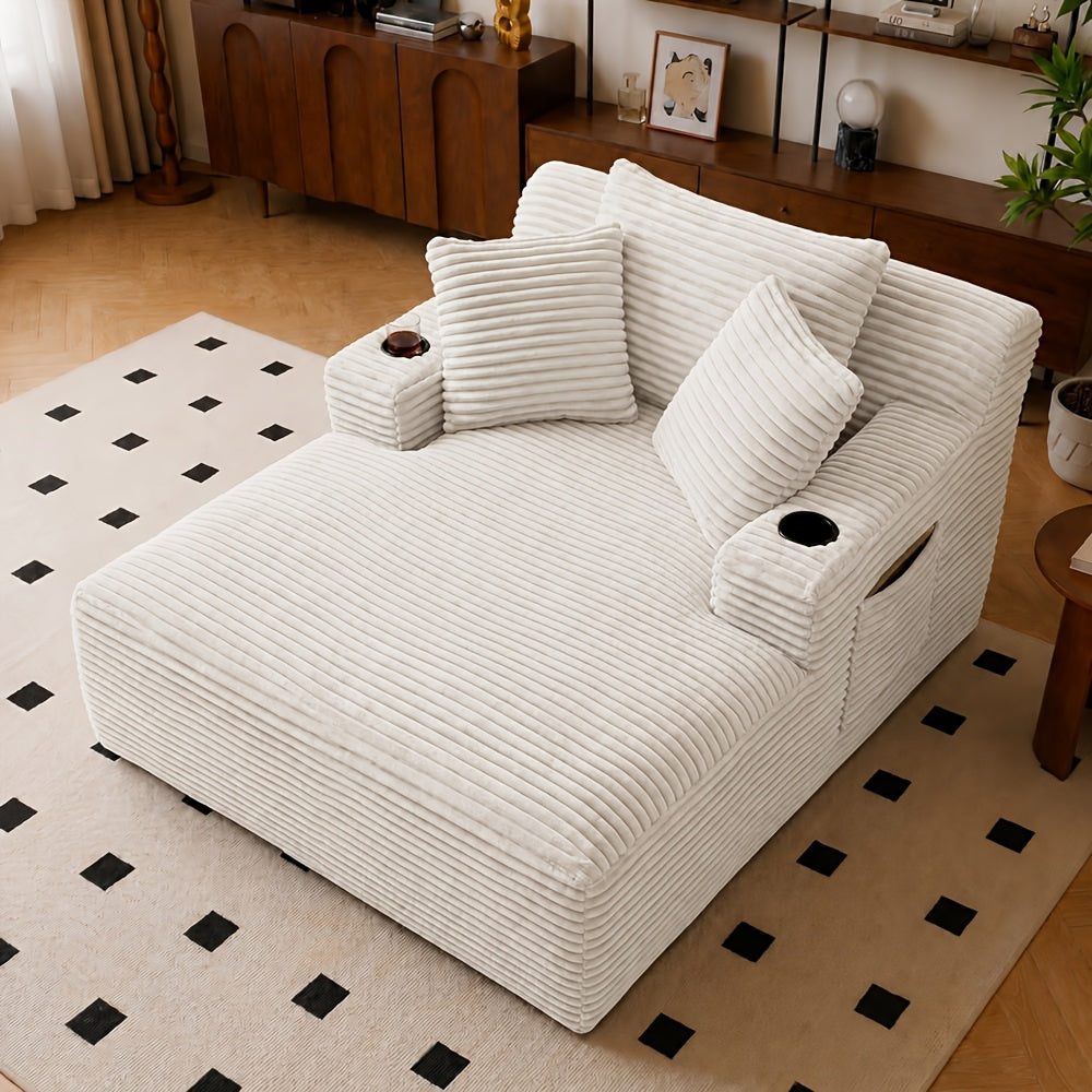 67 oversized cloud corduroy boneless chaise lounge cup - Temu