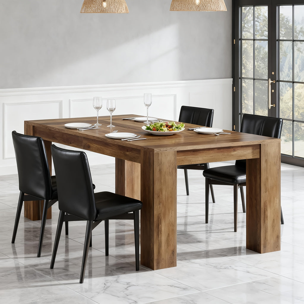 63 inch dining table 4 6 people rectangular kitchen dinner - Temu
