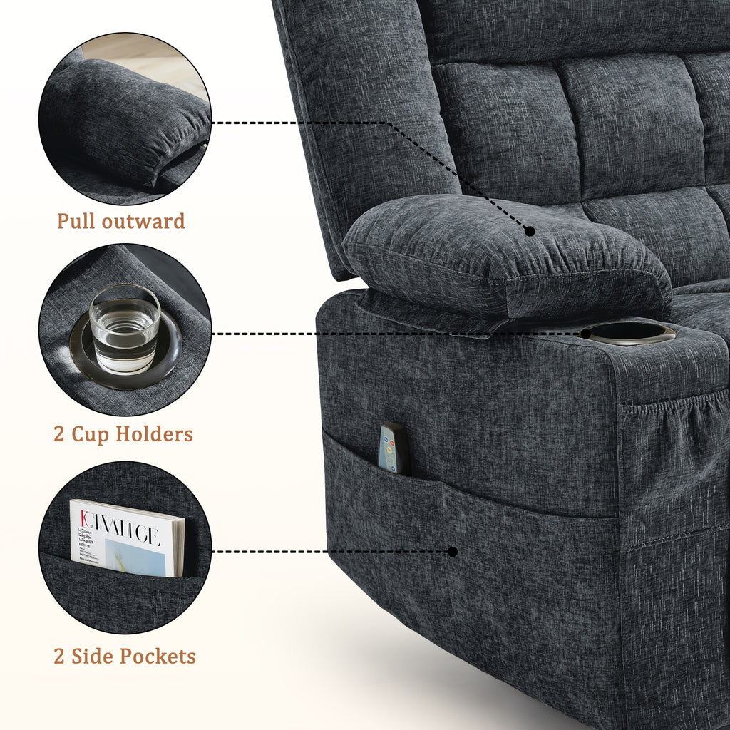 360 swivel rocking chair   heating functions - Temu