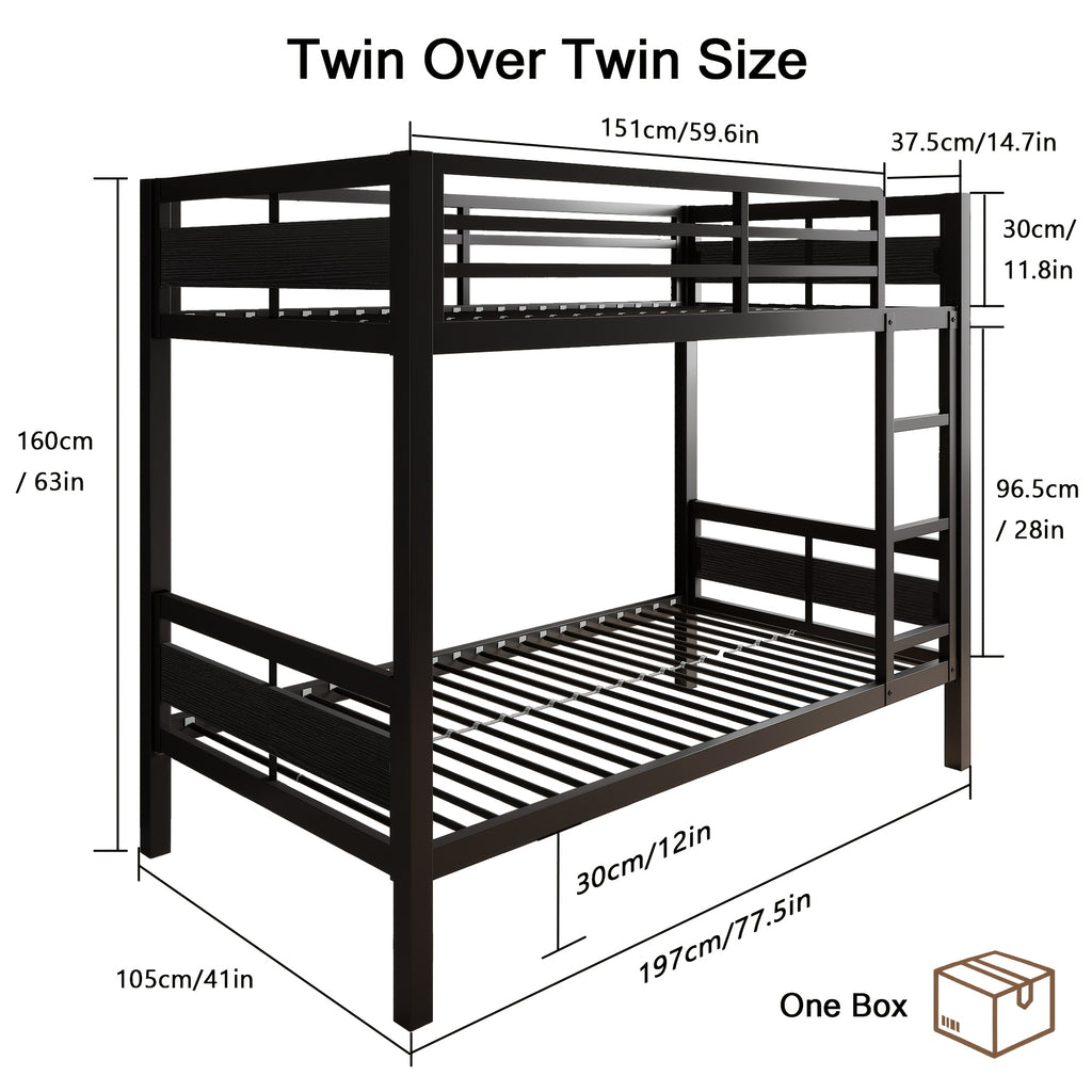 77 5 l heavy duty metal bed frame twin twin full twin bunk - Temu