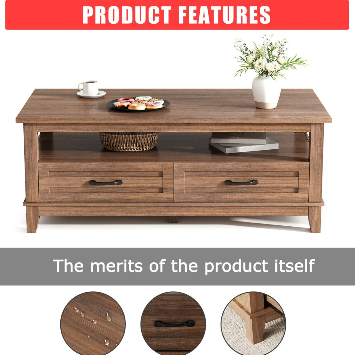 newly   high quality coffee table   - Temu
