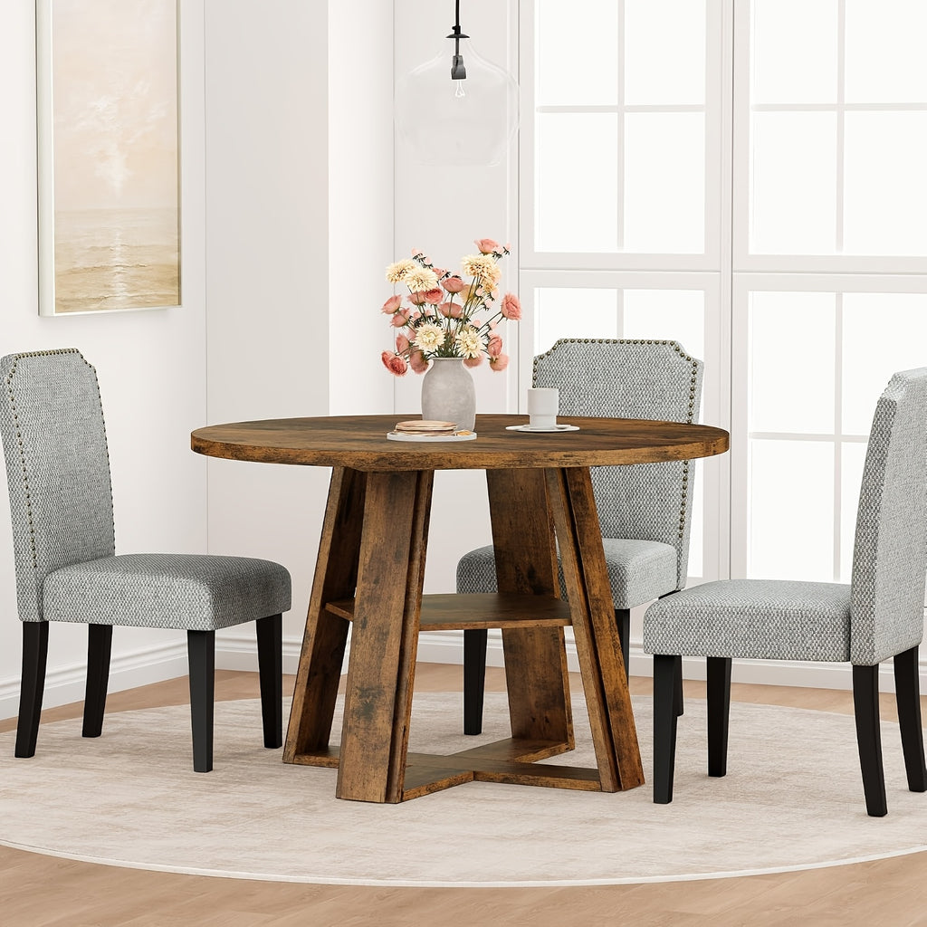 43 inch round dining table 2     - Temu