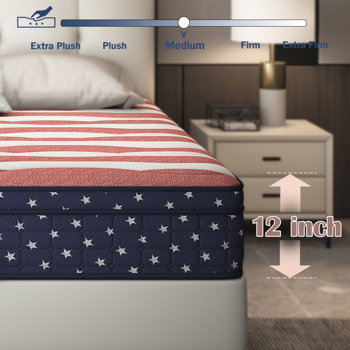 10 12pcs   independent bag spring mixed mattress - Temu
