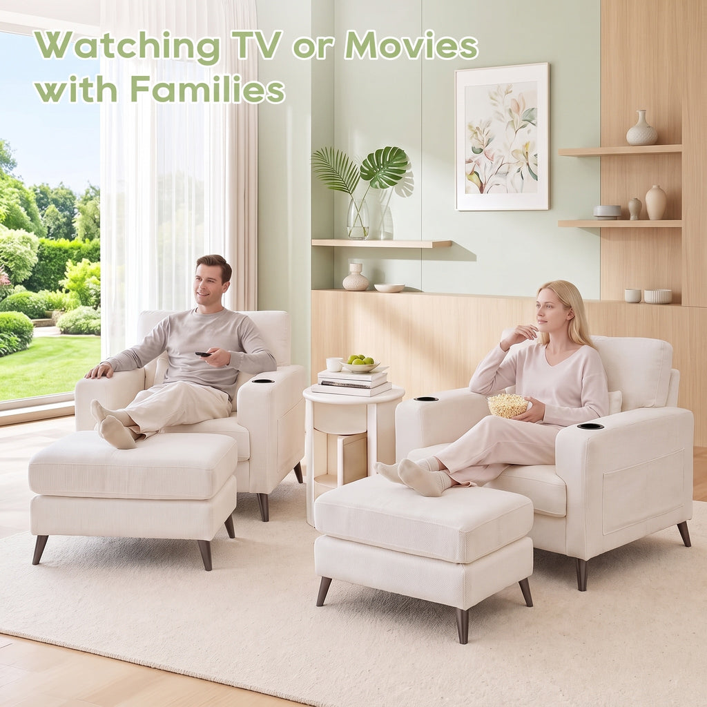single sofa chair matching   ultra comfy chaise lounge - Temu