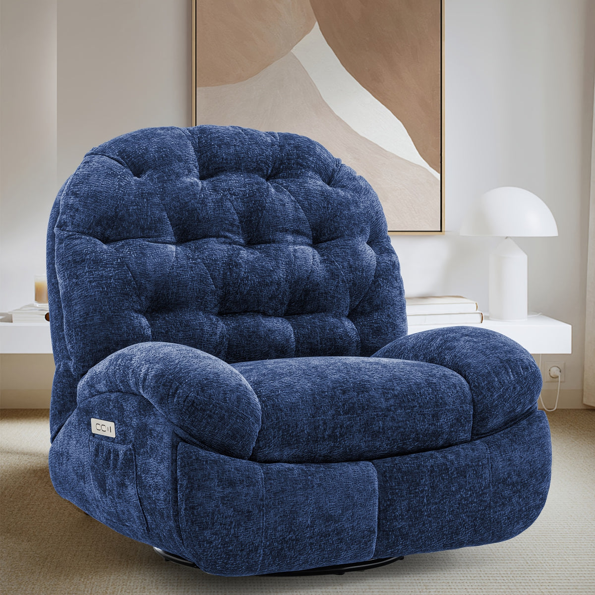 personal care armchair large 360 swivel rocking chair   - Temu