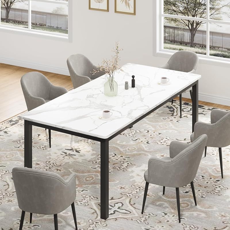 71 78 7 industrial dining table suitable 6 8 people heavy - Temu