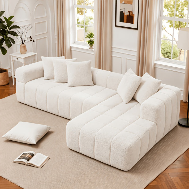 107 9 oversized modular sectional sofa deep seat l shaped - Temu