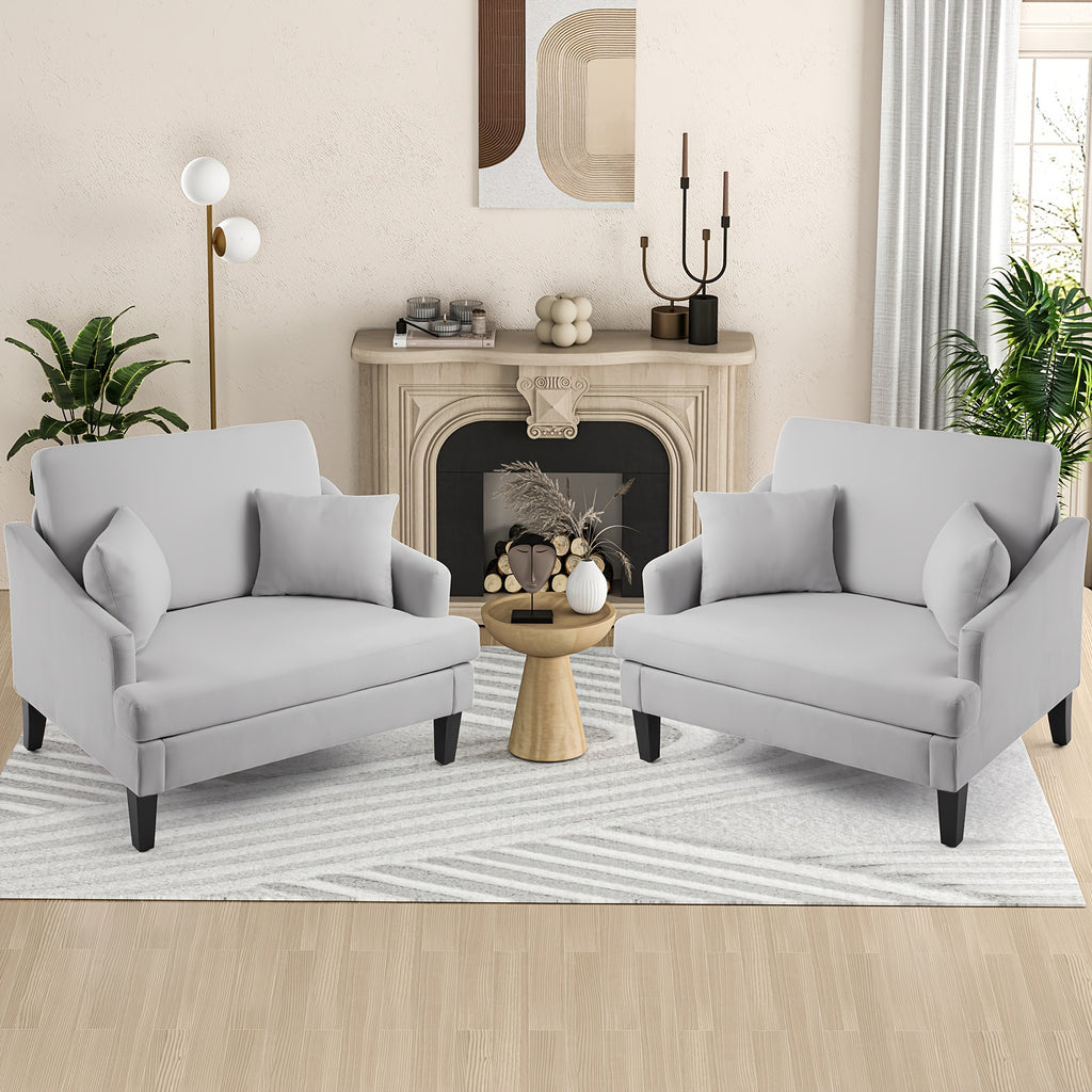 oversized accent chairs set 1 2 33 5 wide seat - Temu