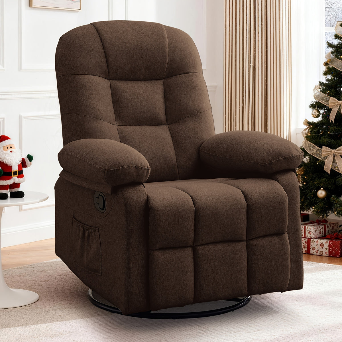 apartment single chair   360 rotating rocking chair - Temu