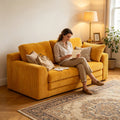 no assembly corduroy convertible loveseat sofa bed 2 in 1 - Temu