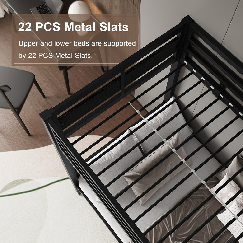 77 5 l heavy duty metal bed frame twin twin full twin bunk - Temu