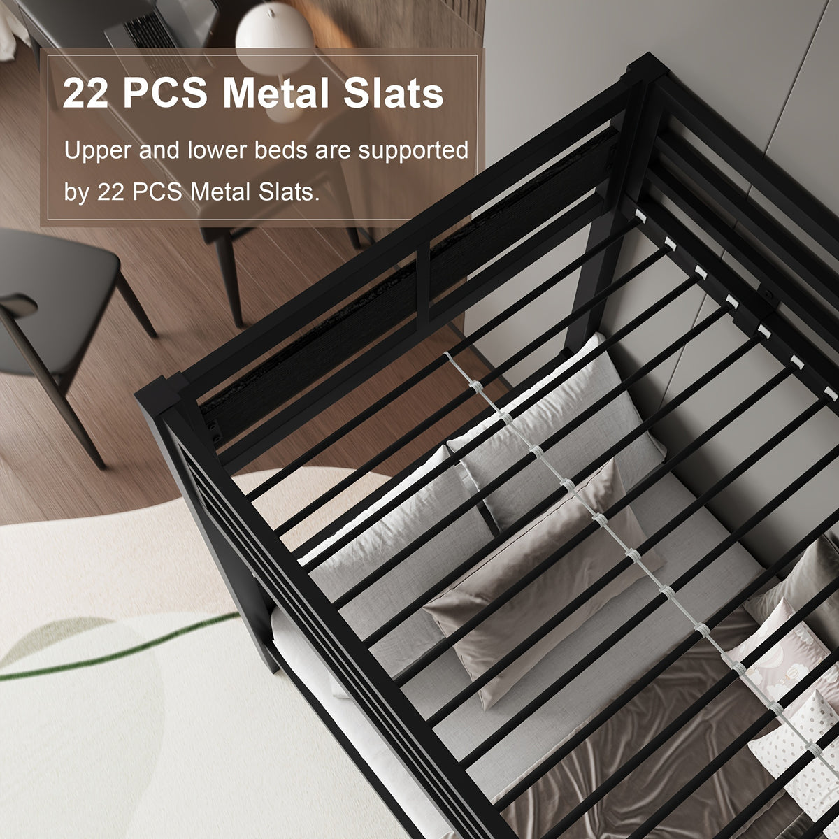 77 5 l heavy duty metal bed frame twin twin full twin bunk - Temu
