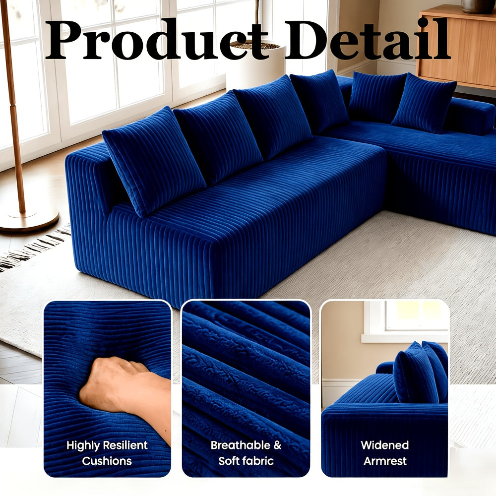 oversized u shaped modular sectional sofa chaise plush - Temu