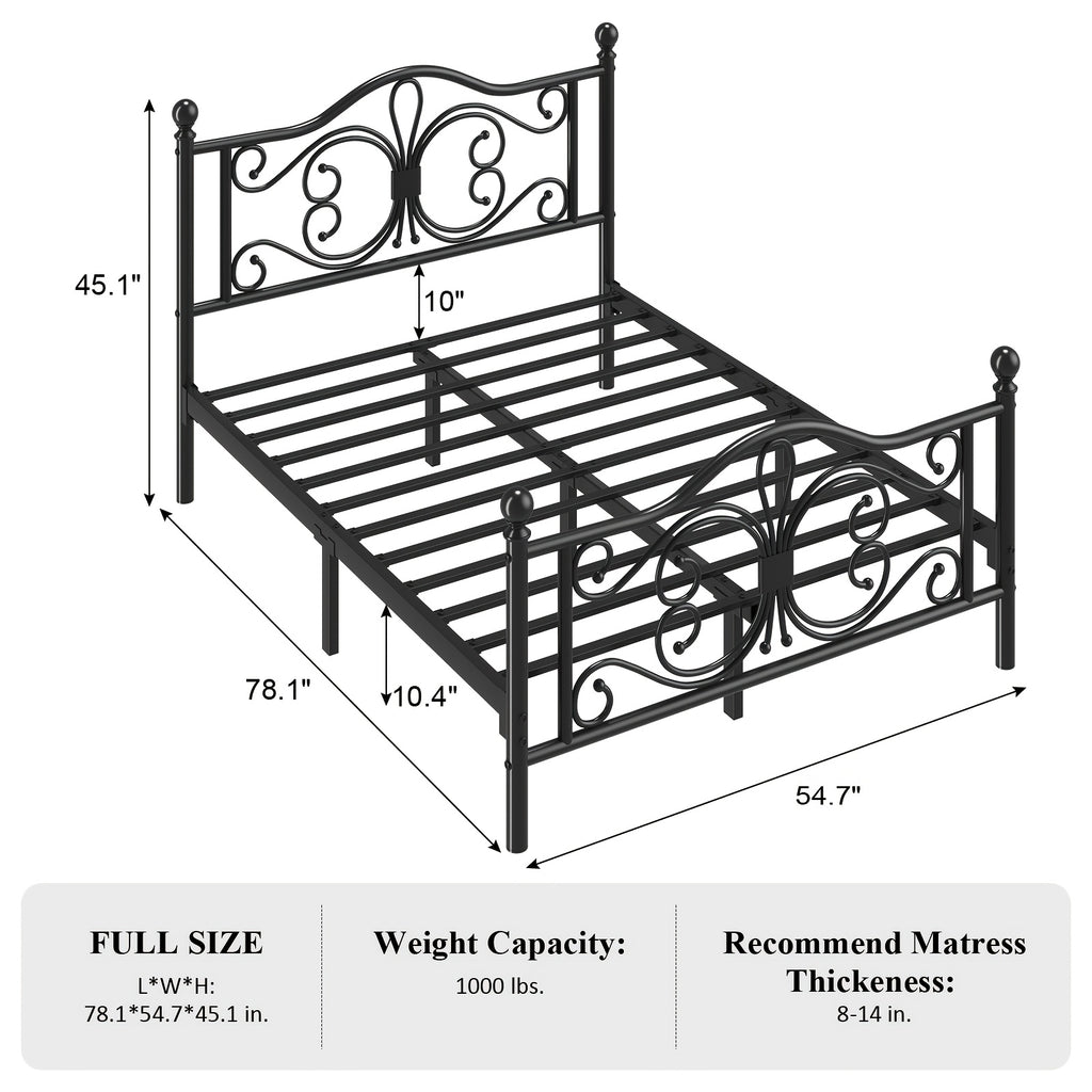 bed frame bed storage metal platform bed vintage   - Temu