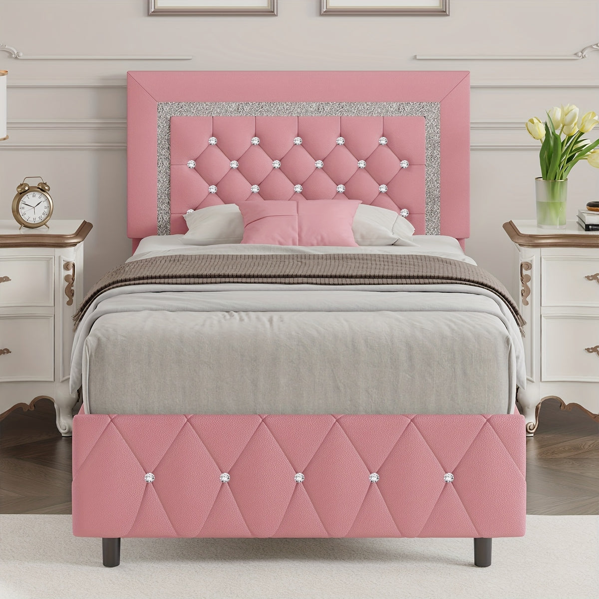 twin full queen king platform bed frame - Temu
