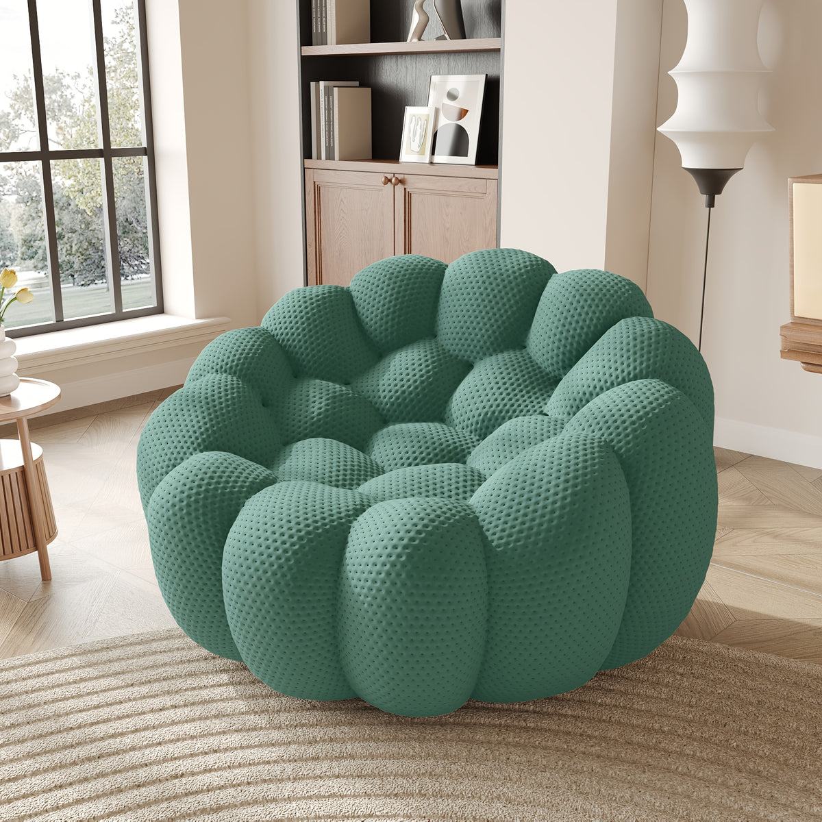 100 03 modern upholstered curved sofa 3 seater mesh fabric - Temu