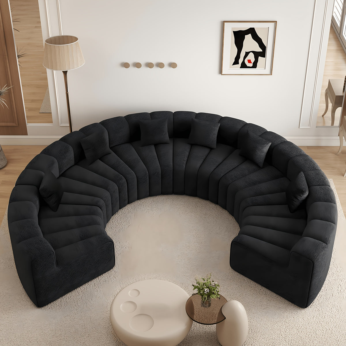 luxury modular sectional sofa foam cushioning chaise lounge - Temu