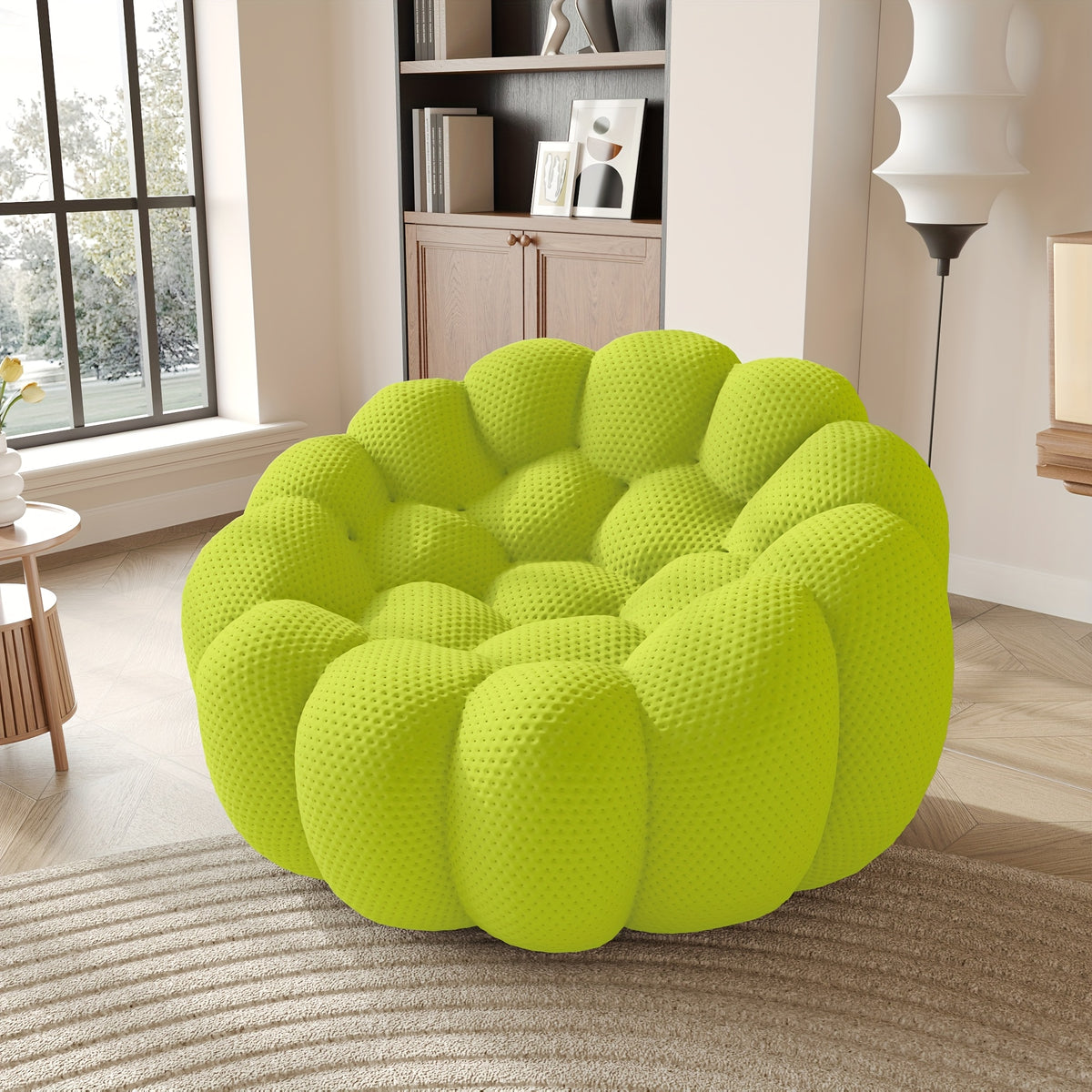 100 03 modern upholstered curved sofa 3 seater mesh fabric - Temu