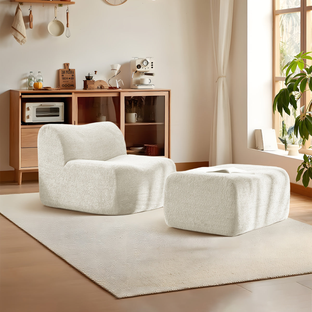 31 89 w single sofa chair   boneless reading chair - Temu