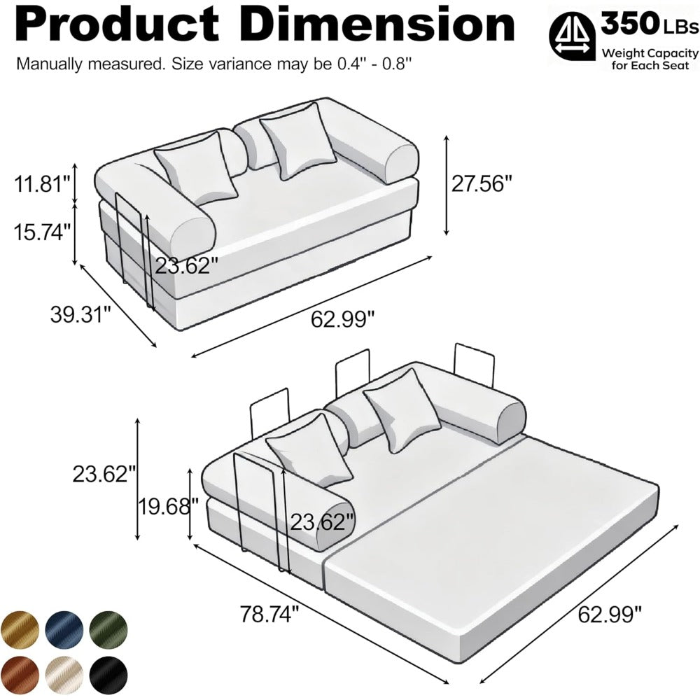 160 02cm 100cm 70cm convertible compressed corduroy folding - Temu