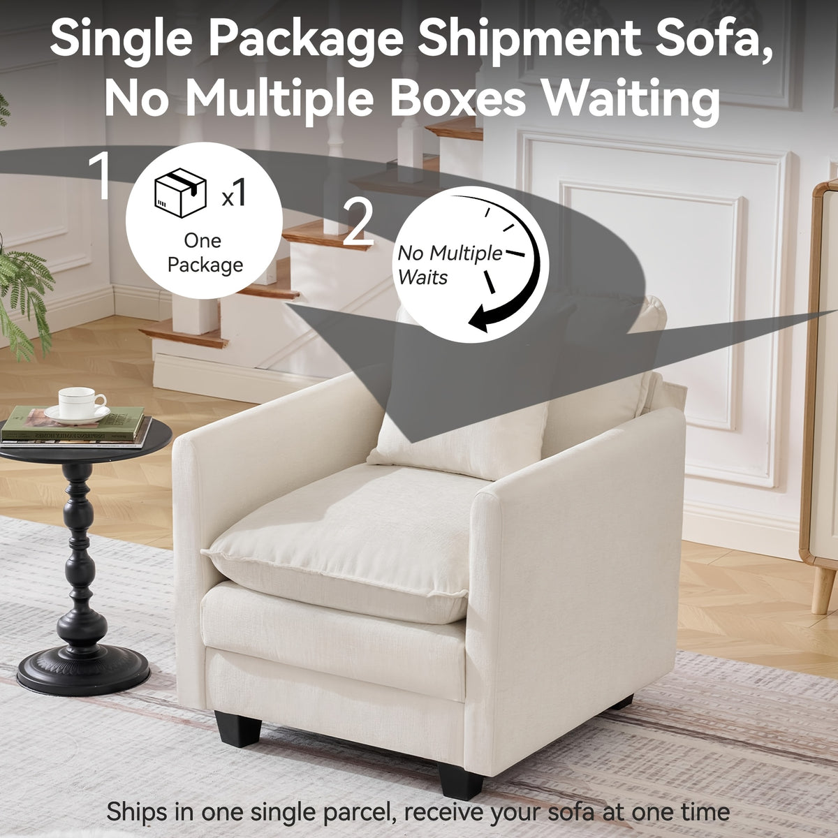 30 cloud single couch 1 seater modern accent chair throw - Temu
