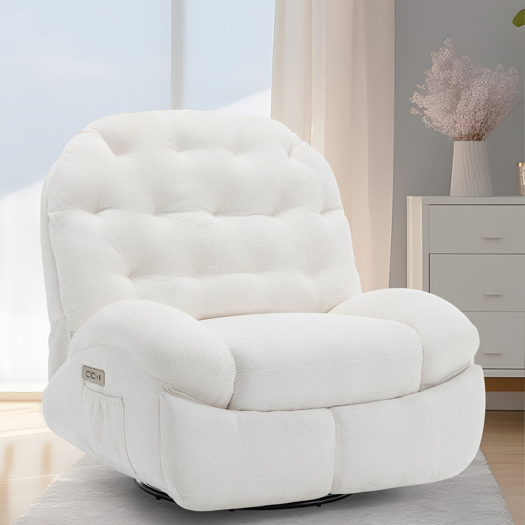 single rocking chair living room recliner chair usb type c - Temu