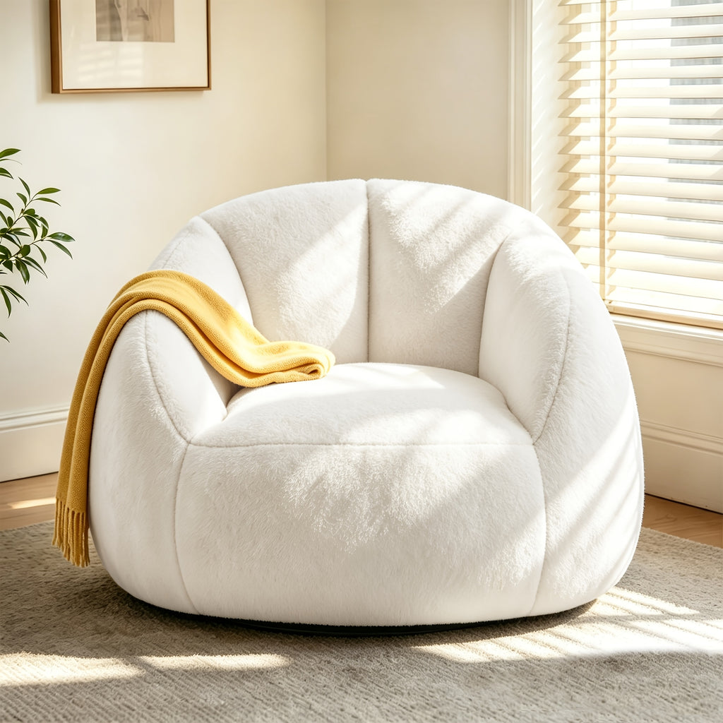 47 2 large shell style corduroy bean bag lounge chair   - Temu