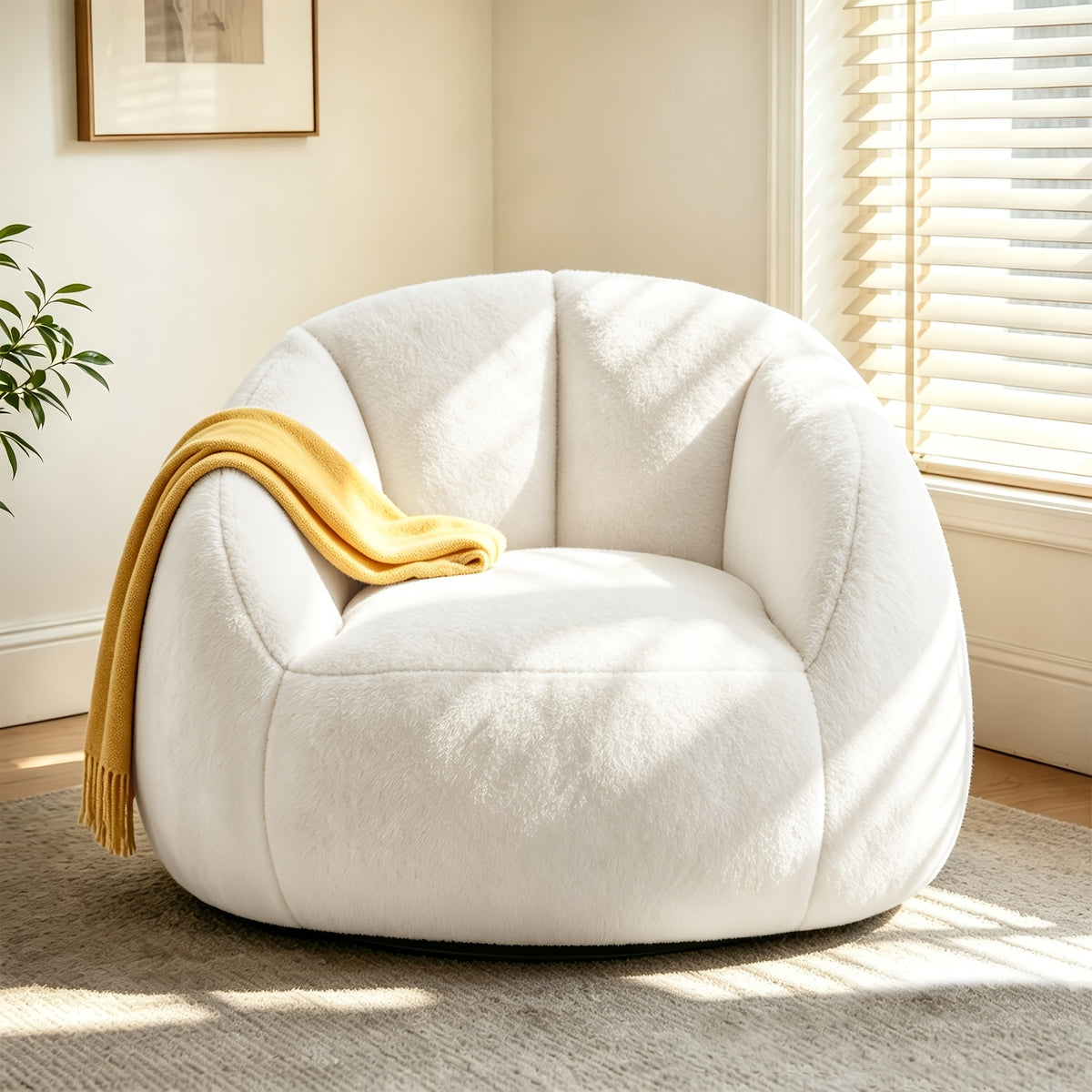 47 2 large shell style corduroy bean bag lounge chair   - Temu