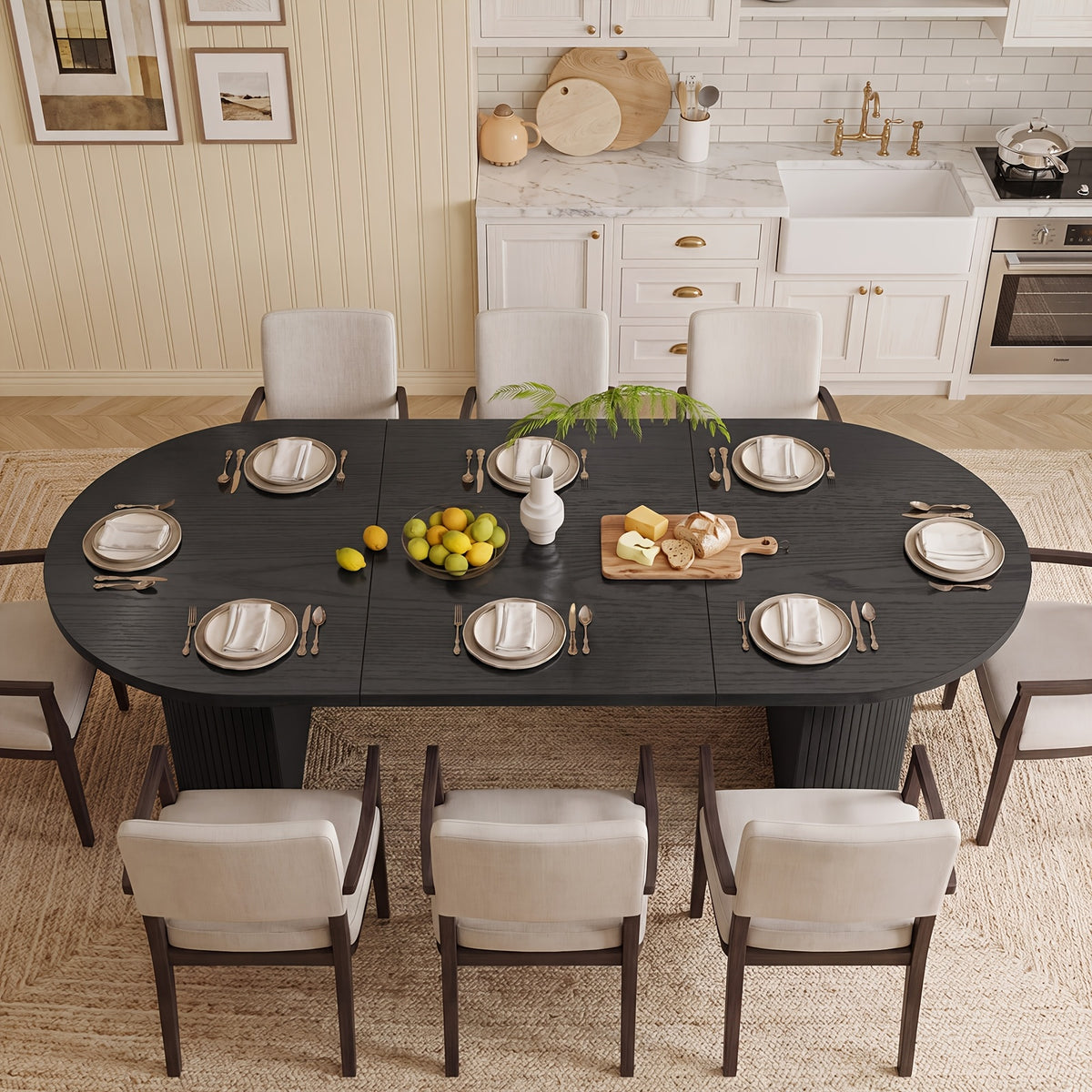 pazcasa 70 8 inch dining table 4 8 oval dining room table - Temu