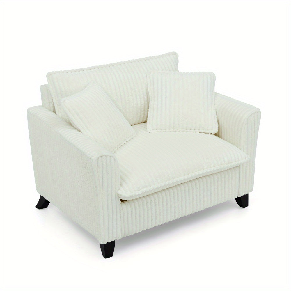 a cozy single seater lounge chair a soft cushion back - Temu