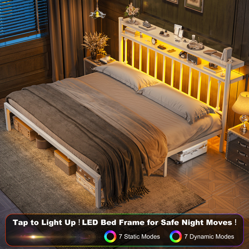 metal twin full queen king size bed frame 2 tier   - Temu