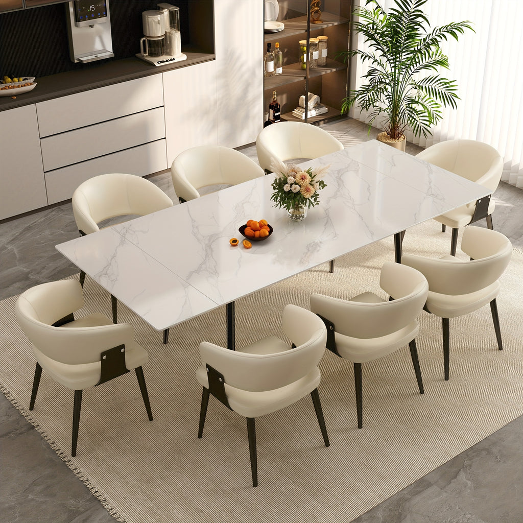 industrial style extendable dining table   metal - Temu