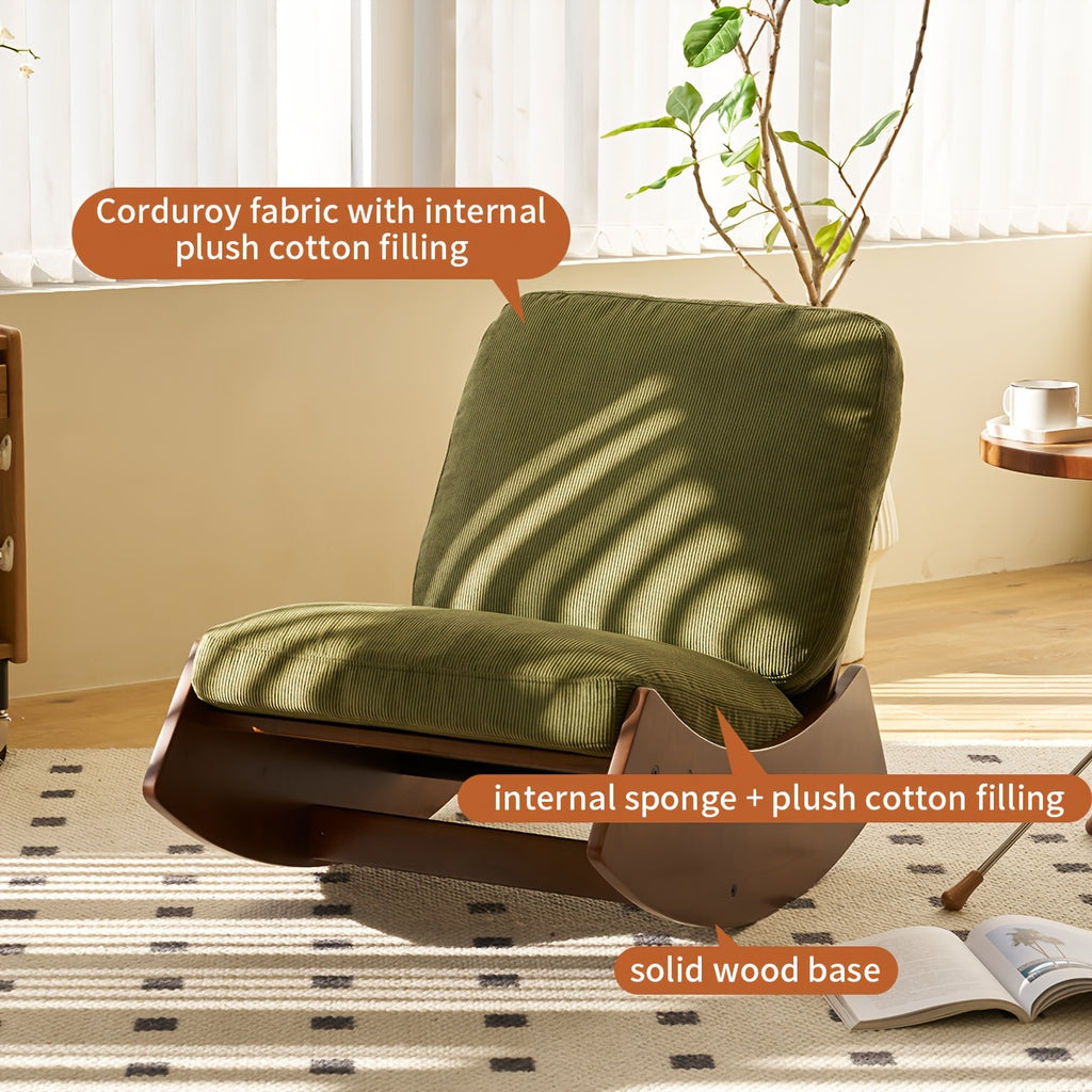 rocking chair tall back boucle glider rocker rocking accent - Temu
