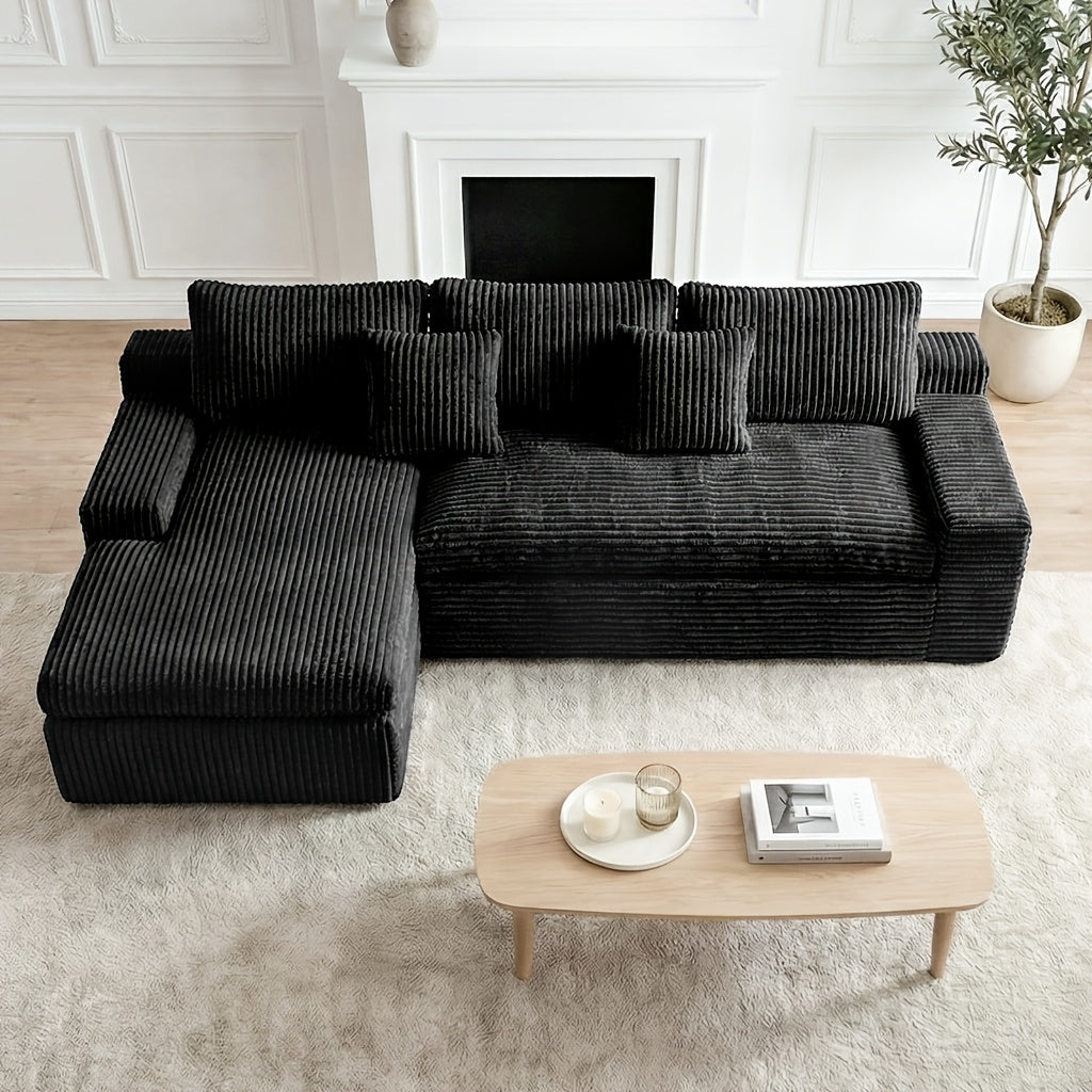 u shaped boneless sectional couches living room modern - Temu