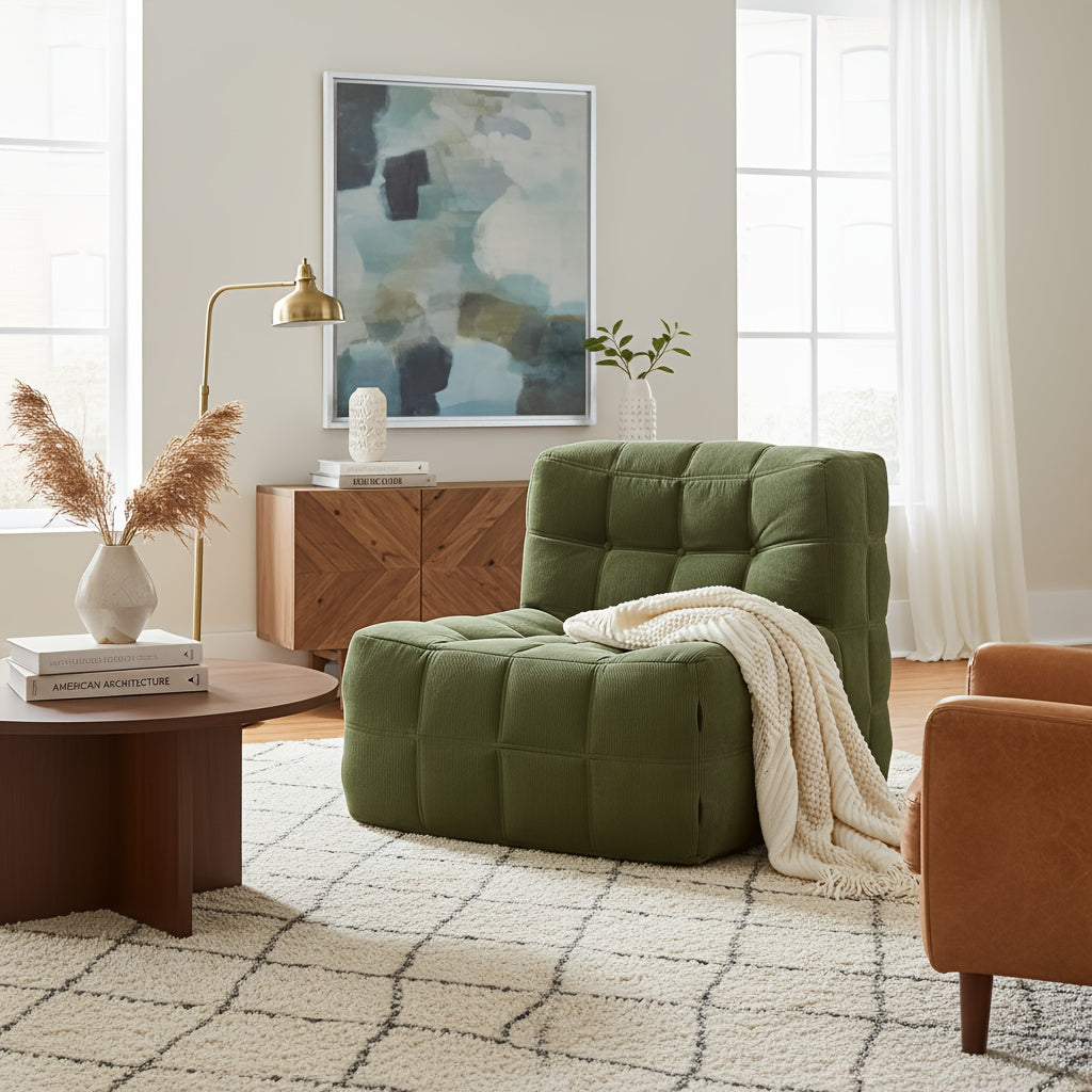 lazy sofa living room essential leisure chair   - Temu