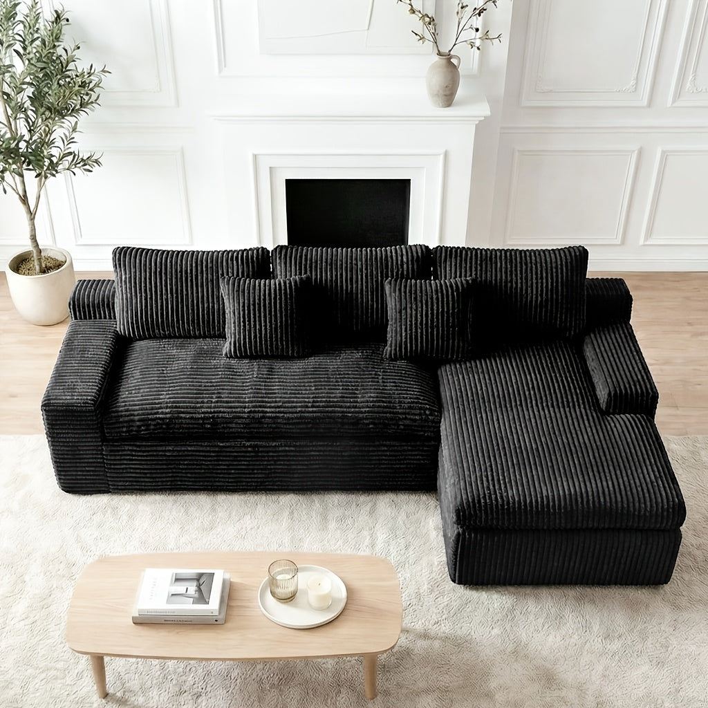 u shaped boneless sectional couches living room modern - Temu
