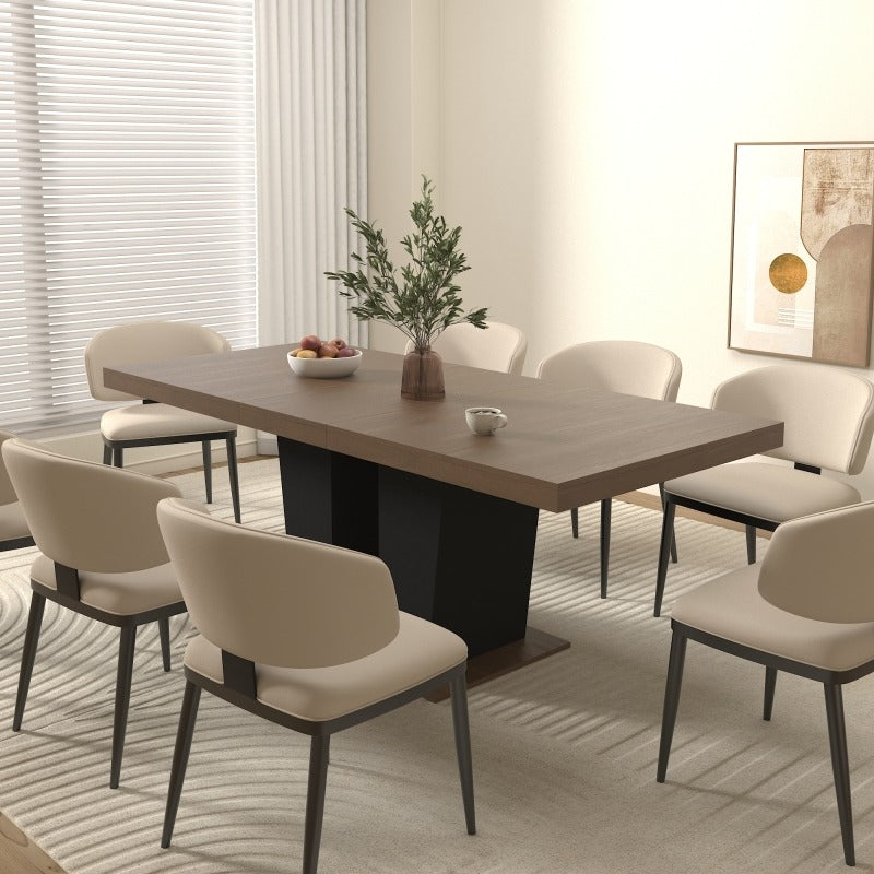 expandable dining table suitable   people modern large - Temu